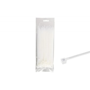 Zip Ties 9x450mm, Blanco (100 Uds.) - Product Image 1