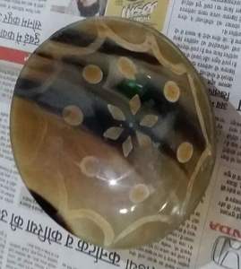 Cuenco de cuerno de búfalo natural hecho a mano redondo respetuoso con el medio ambiente para una vida sostenible a un precio asequible por CRAFT ZONE EXPORT - Product Image 4