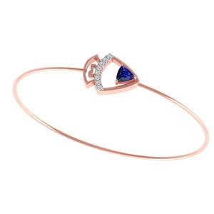 14KT Fine <b>Gold</b> Bracelet Kada Customizable Diamond <b>Bangle</b> with Bespoke Craftsmanship Delivering Excellence in B2B Offerings - Product Image 3