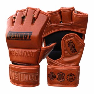 ถุงมือ MMA ครึ่งนิ้วหนังวัวพรีเมี่ยมสำหรับมวยศิลปะการต่อสู้ถุงมือจับด้วยมือน้ำหนักเบาปรับแต่งได้สไตล์โบราณ - Product Image 1