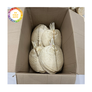 Ventilateur à main en bambou avec matériaux naturels du Vietnam pour accessoires de mariage refroidissement extérieur et vente en gros de souvenirs - Product Image 2