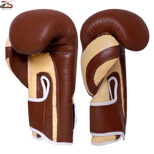 Logo personnalisé Gants de boxe équipement Prix de gros Gants de boxe en cuir du Pakistan - Product Image 3