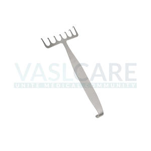 Retractor de 7 puntas para levantamiento de cejas Coronal Manual 18 cm Instrumento de cirugía plástica Base de metal de acero inoxidable de herramientas quirúrgicas - Product Image 3