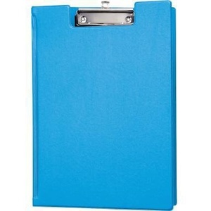 Portapapeles MAUL de 23 x 32 cm, Material de Cartón Laminado con Lámina Azul Claro, Carpeta Portapapeles de Gran Capacidad de 32 cm - Product Image 1