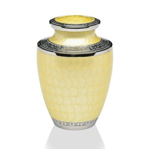 Urnas de Latón Personalizadas para Cenizas de Adultos, Estilo Americano, Recuerdo Conmemorativo, Acabado Brillante, Ecológicas y Duraderas, Color Dorado - Product Image 2