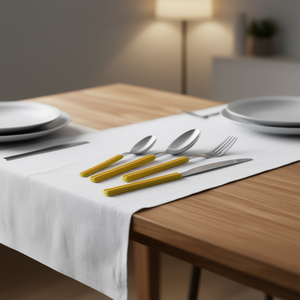 You&Me SKY Giallo YM24SK 13 Eme Juego de 24 Cuchillos de Cena de Acero Inoxidable You&Me POSATE TAVOLA - Product Image 3