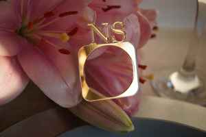 Ronds de serviette, ronds de serviette en rotin, ronds de serviette en osier, décor de table - Product Image 2