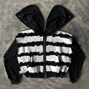 Sweat-shirts à capuche de haute qualité avec boutons de col personnalisés, vente en gros, sweat-shirts à capuche lourds, sweat-shirts à capuche grande taille - Product Image 4