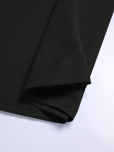 T-shirts pour hommes surdimensionnés unisexe 100% coton imprimé croisé 350g T-shirt graphique Streetwear lourd personnalisé OEM marque privée Hip Hop - Product Image 4