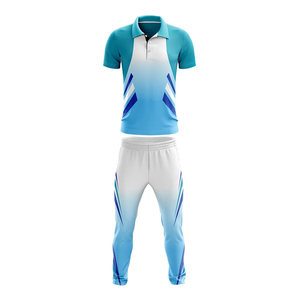 Dernier modèle d'uniforme d'équipe de cricket Logos personnalisés sublimés couleur nouveau design Maillot de cricket pour hommes Ensemble de numéros personnalisés - Product Image 4
