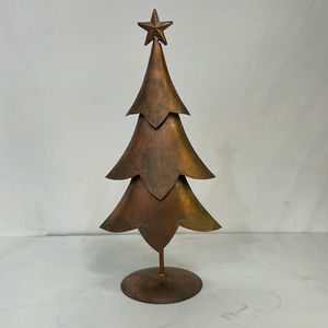 Sculpture d'arbre moderne en aluminium exclusif, faite à la main, écologique, pièce maîtresse décorative pour table, pour Noël, Diwali, mariage - Product Image 1