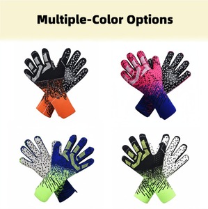 Guantes de portero de fútbol transpirables e impermeables para portero protección de dedos Pro contacto de látex alemán 4mm - Product Image 5