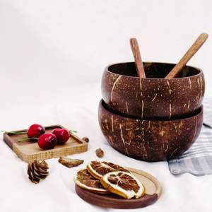 100% Natural Vintage Coconut Shell Bowl-Eco-Friendly Home Decor for <b>Presents</b> - Product Image 2