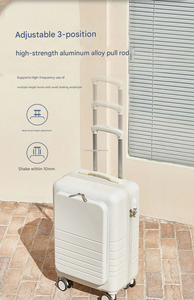 Bán Buôn Sang Trọng Của Người Đàn Ông Và Phụ Nữ Của <span class=keywords><strong>ABS</strong></span> + PC Đa Chức Năng Hành Lý Xe Đẩy Va Li Thiết Lập Bền Với Bánh Xe - Product Image 2