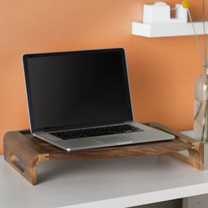 Plateau de service en bois décoratif pour la décoration de la maison et de l'hôtel logo personnalisé Design moderne plats de service en bois plateau bords ronds - Product Image 6