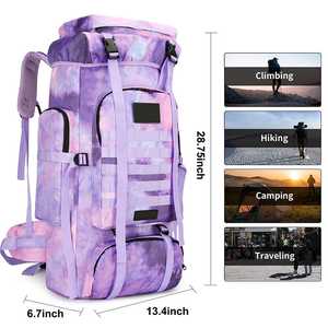 กระเป๋าเป้สะพายหลังสำหรับเดินทางกลางแจ้งปีนเขาเดินป่าล่าสัตว์45L กันน้ำกระเป๋าเป้สะพายหลังยุทธวิธีออกแบบได้ตามที่ต้องการ - Product Image 3