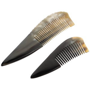 Peigne à cheveux en corne polie de taille personnalisable Boîte emballée artisanale multicolore naturelle de meilleure qualité pour un usage domestique - Product Image 5