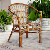 Fauteuil en rotin de haute qualité pour la maison chambre ou l'hôtel pour la terrasse extérieure en osier matériel loisirs fauteuil en rotin