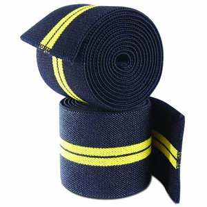 ที่พันเข่าขน100% เฮฟวี่เวทผ้าวูลไม่ลื่นที่รองรับยกน้ำหนักในฟิตเนสโลโก้และสีที่กำหนดเอง - Product Image 5