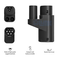 DIBOEV EV Chargeur Combo 2 Connecteur 210A Max DC CE Ccs2 à Type2 Ev Plug Adaptateur V5 IP65 Usine Personnalisé Ccs Type 2 Ccs Noir