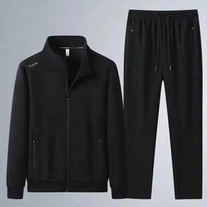 Conjunto informal de 2 piezas de verano Premium, chándales de algodón orgánico 100% de alta calidad con cremallera, nuevos chándales transpirables con estilo - Product Image 5