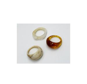 Anneaux de doigt en résine époxy aux couleurs vintage, design personnalisé, nouveaux anneaux de doigt en résine, taille personnalisée, meilleur polissage, pour hommes et femmes, pour les fêtes - Product Image 5