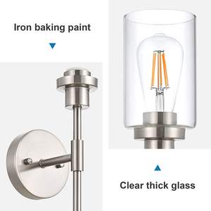 Lampe d'intérieur moderne Design décoration murale lumière pour chambre hôtel salon couloir fer chevet mur - Product Image 3