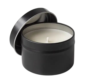 Lot de 4 pots à bougies décoratifs en métal multicolores pour la maison et l'éclairage de table de Noël. - Product Image 3