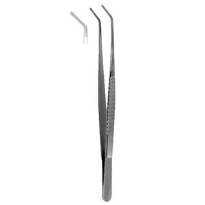 Venta al por mayor Fórceps de atrauma DeBakey Fórceps vasculares quirúrgicos en ángulo Instrumentos atraumáticos de acero inoxidable para uso médico - Product Image 1