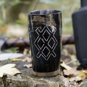 Corne à boire en verre, tasse viking, écologique, haute qualité - Product Image 1