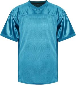 T-shirt vintage unisexe de football américain, maillot en maille surdimensionné à manches courtes, respirant, streetwear grande taille pour homme - Product Image 2