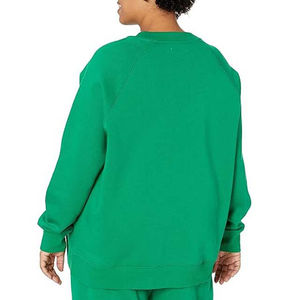350g Oversize Autumn Winter 100% Cotton Solid Color <b>Sweater</b> <b>Crewneck</b> Women's Clothing Hoodies Women's Sweatshirt For Sale 2025 - Product Image 6
