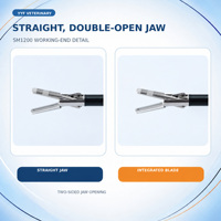 YYF SM1200 Pince de scellement vasculaire bipolaire vétérinaire 10 mm 20 cm, réutilisable, autoclavable, instrument endoscopique pour chirurgie vétérinaire