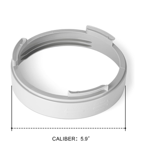 Extension <span class=keywords><strong>de</strong></span> coupleur <span class=keywords><strong>de</strong></span> tuyau d'échappement <span class=keywords><strong>de</strong></span> <span class=keywords><strong>climatiseur</strong></span> <span class=keywords><strong>portable</strong></span> <span class=keywords><strong>de</strong></span> 5.9 pouces, connecteur <span class=keywords><strong>de</strong></span> tube rond <span class=keywords><strong>pour</strong></span> tuyau d'aération AC - Product Image 2