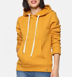 Professional Customized Logo Printing Light Weight OEM ODM 2025 Fleece Material <b>Women</b> Pullover <b>Hoodies</b> - Product Image 1