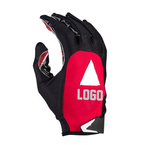 Gants de football américain antidérapants confortables de conception personnalisée en gros style avec commodité de la paume - Product Image 2