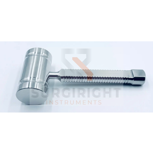 MALLET HEAVY Diamètre de la tête de 3lb Poids total 4lb en acier inoxydable de haute qualité Par Surgiright Instruments - Product Image 5