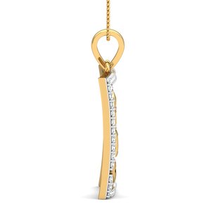 Hot Sell Trendy Zircon Pendant Minimalist Square Necklace Boho Brass Jewelry For Women 18k Gold Plated Geometric Charm Wholesale - Product Image 2