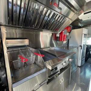 Camión de Comida Rápida al por Mayor, Remolque de Cocina Móvil de 4 Ruedas para Carrito de Comida Callejera, Industrias de Venta al por Menor de Bodegas, Venta al por Mayor de Aperitivos - Product Image 2