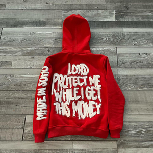 Pasamontañas Personalizado de 500 GSM, Máscara de Invierno de Ajuste Regular, Sudadera con Capucha, Mezcla de Algodón, Estilo Vintage, Cierre Completo, Impermeable, Forro Polar - Product Image 2