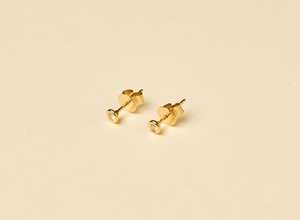 Elegant 925 Sterling Silver 14K Gold Rhodium Solid Yellow Bezel Zircon <b>Stud</b> <b>Earrings</b> for Women Luxury Handmade Party Gift - Product Image 5