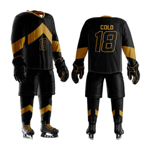 Uniforme de hockey sobre hielo juvenil superventas 5XL último diseño con ropa de precio de fábrica de tacto suave - Product Image 6