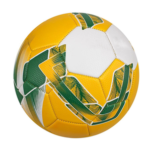 Ballon de football d'entraînement en PU en gros, taille 5, logo personnalisé accepté, cousu à la machine - Product Image 1