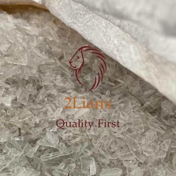 2Lians Regrind Clear Polycarbonate (PC) Bag Packed Product Made in Japan for Recycling