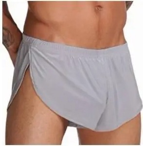 Ropa de dormir suelta y cómoda para hombre, calzoncillos tipo bóxer, pijama, ropa interior con abertura lateral, calzoncillos cortos, tronco Sexy - Product Image 5