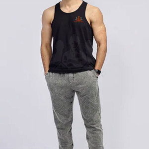 Vêtements de sport fabriqués au Pakistan, débardeur décontracté en maille respirante, vente directe d'usine, grande taille, vêtements d'été pour hommes - Product Image 2