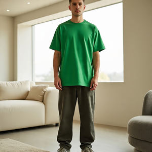 เสื้อคอกลมแขนสั้นทรงพอดีตัวปกติเสื้อยืดวิ่งแฟชั่นลำลองสำหรับผู้ชายแห้งเร็วเข้าฟิตเนสยิม - Product Image 3