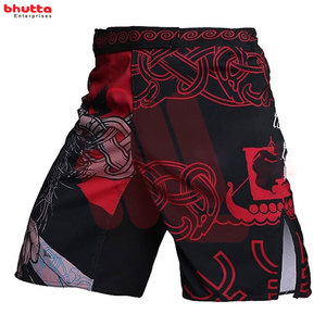 Pantalones Cortos de MMA BHUTTA ENTERPRISES 2024 de Primera Calidad, Hechos a Medida, Sublimados, para Kick Boxing y Artes Marciales, Spandex/Poliéster - Product Image 4