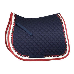 Manta de Silla de Montar para Caballo, Acolchada, Transpirable, de Algodón y Poliéster, Suave, Absorbente de Sudor, para Doma y Salto - Product Image 1