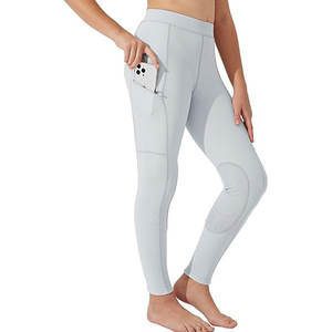Dernière mode vêtements équestres pantalons pour femmes siège complet Silicone Grip équitation culotte vêtements de sport - Product Image 3